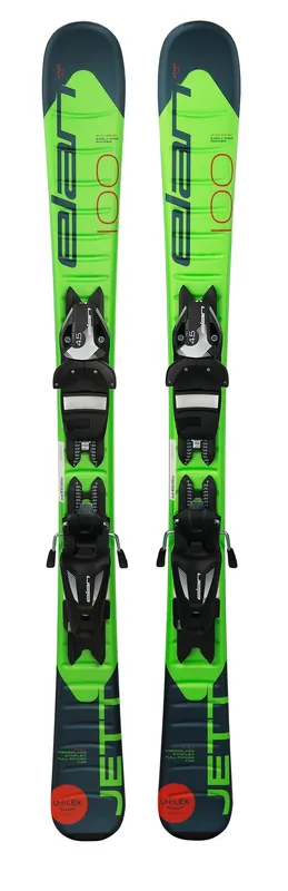 ELAN SkY JETT QS + EL 7.5 (Zelená) - SJEZDOVÉ LYŽE a vázání Endorphin Republic Nejlepší Volba
