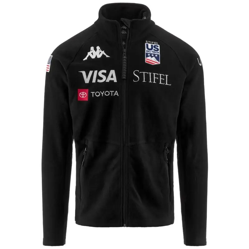 Cenový Hit Kappa 6CENTO 687C US sweatshirt (Černá) - Pánská fleecová mikina Endorphin Republic