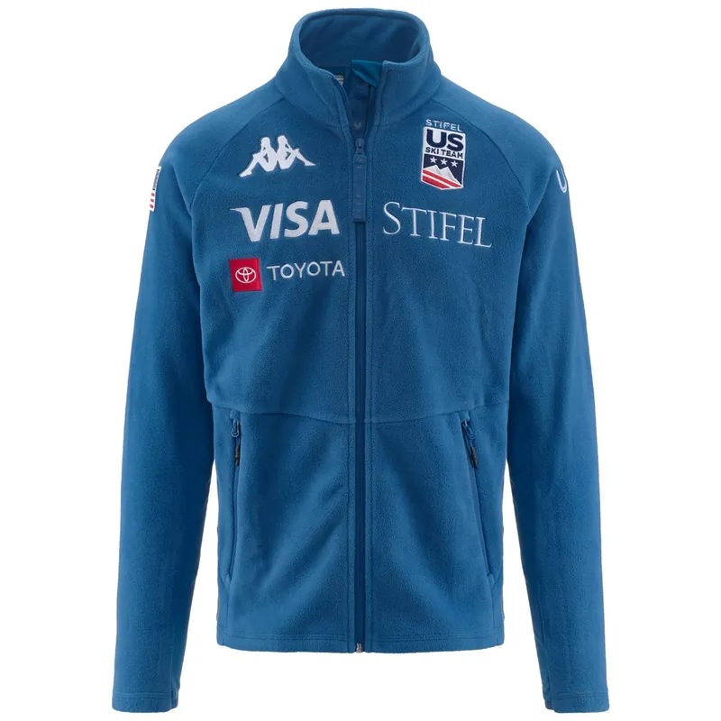 Expresní Doručení Kappa 6CENTO 687C US sweatshirt (Modrá) - Pánská fleecová mikina Endorphin Republic