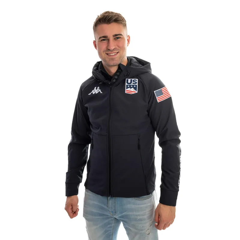 Kappa 6CENTO 687K (Modrá) - Pánská softshelová bunda Endorphin Republic Jen Po Omezenou Doba