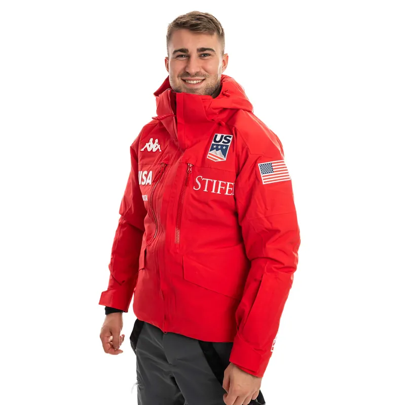 Výprodej Kappa 6CENTO (Červená) - Pánská lyžařská bunda Endorphin Republic