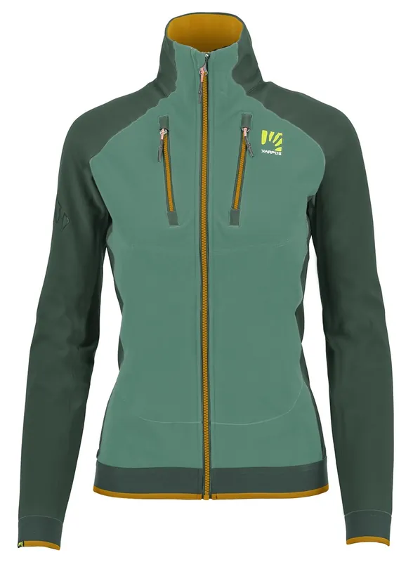 Karpos ALAGNA EVO W JACKET (Zelená) - Dámská mikina Endorphin Republic Top Prodej