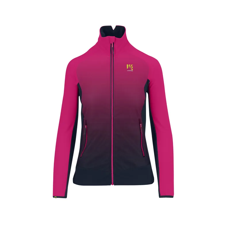 Karpos CRODERES W FLEECE (Tmavě červená) - Dámská fleecová mikina Endorphin Republic Levný