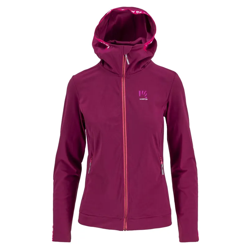 Karpos EASYFRIZZ W FULL-ZIP HOODIE (Fialová) - Dámská mikina Endorphin Republic Koupit Online