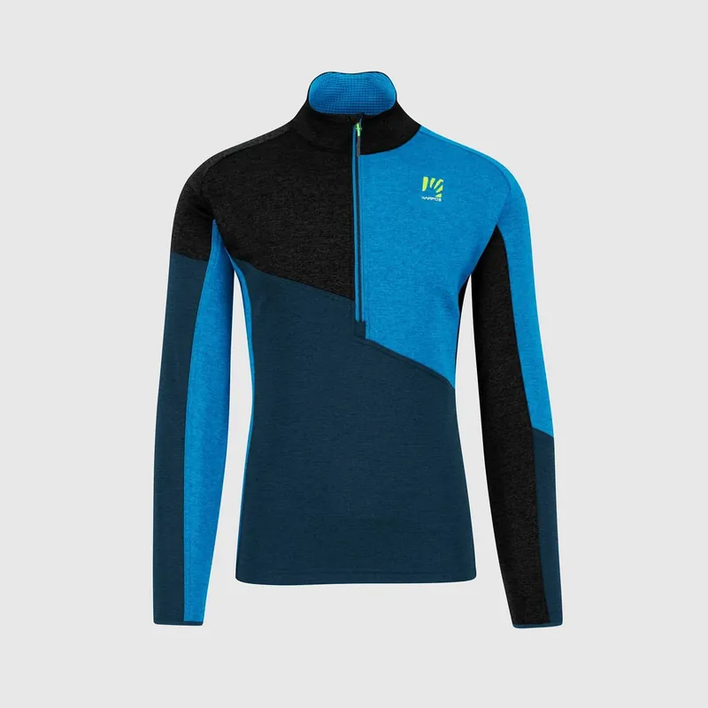 Horká Nabídka Karpos FEDERA HALF-ZIP FLEECE (Modrá) - Pánská mikina Endorphin Republic