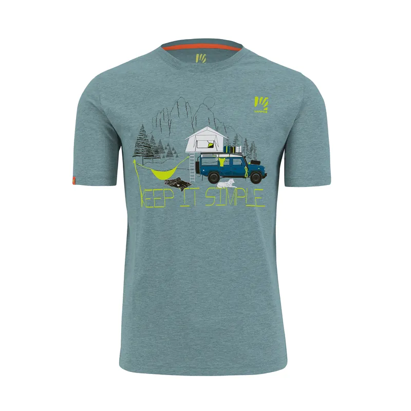 Karpos GENZIANELLA T-SHIRT (Šedá) - Pánské triko Endorphin Republic Víkendová Akce