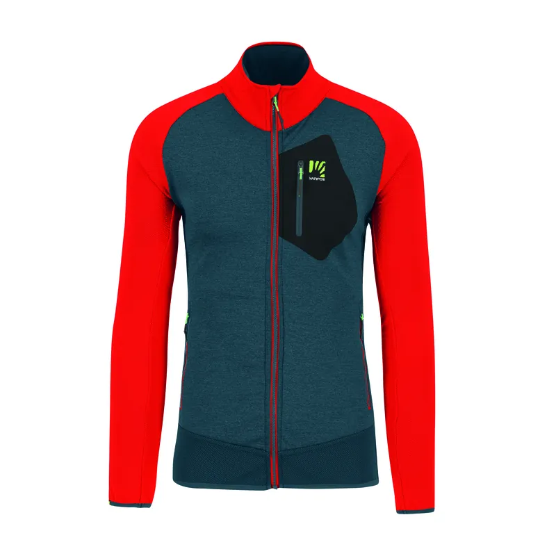 Karpos ODLE FLEECE (Modrá) - Pánská fleecová mikina Endorphin Republic Akční Cena