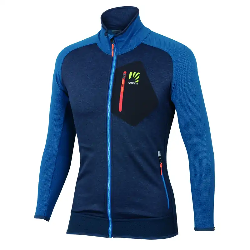 Karpos ODLE FLEECE (Modrá) - Pánská fleecová mikina Endorphin Republic Super Cena