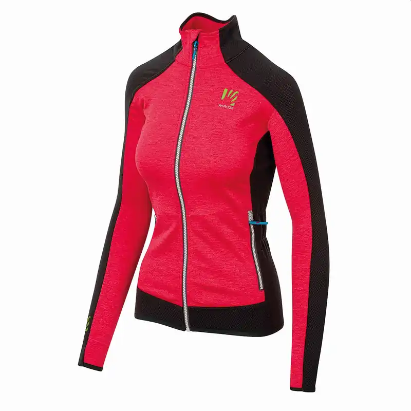 Karpos ODLE W FLEECE (Červená) - Dámská fleecová mikina Endorphin Republic Cenově Výhodný