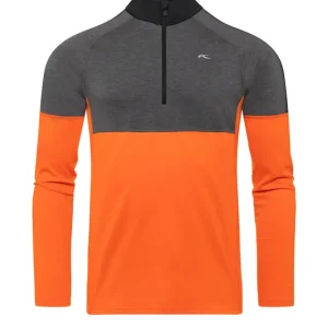 Kjus Race Midlayer Half-Zip (Oranžová) - Pánský lyžařský rolák Endorphin Republic Hit Sezóny