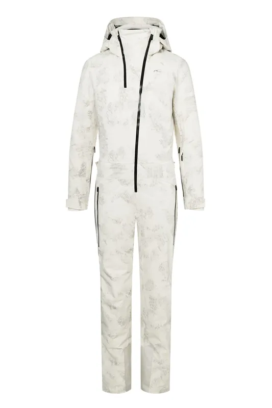 Sezónní Sleva Kjus Sella One-Piece Suit (Bílá) - Dámská lyžařská bunda Endorphin Republic