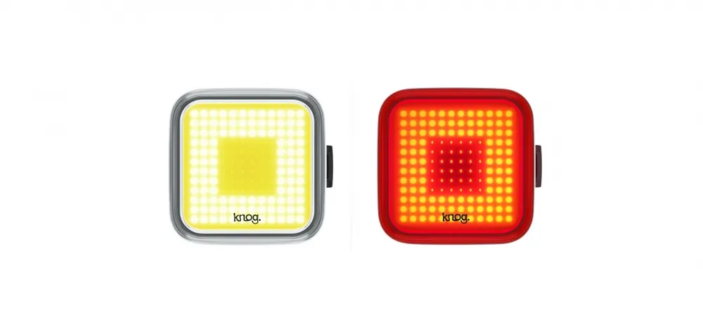 KNOG Blinder Black Twinpack - Square - Přední a zadní blikačka Endorphin Republic Cenová Bomba