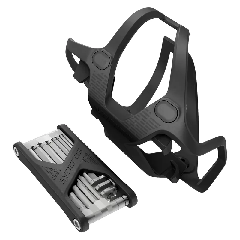 Autentický Syncros Bottle Cage Tailor iS cage (Černá) - Košík na lahev s nářadím Endorphin Republic