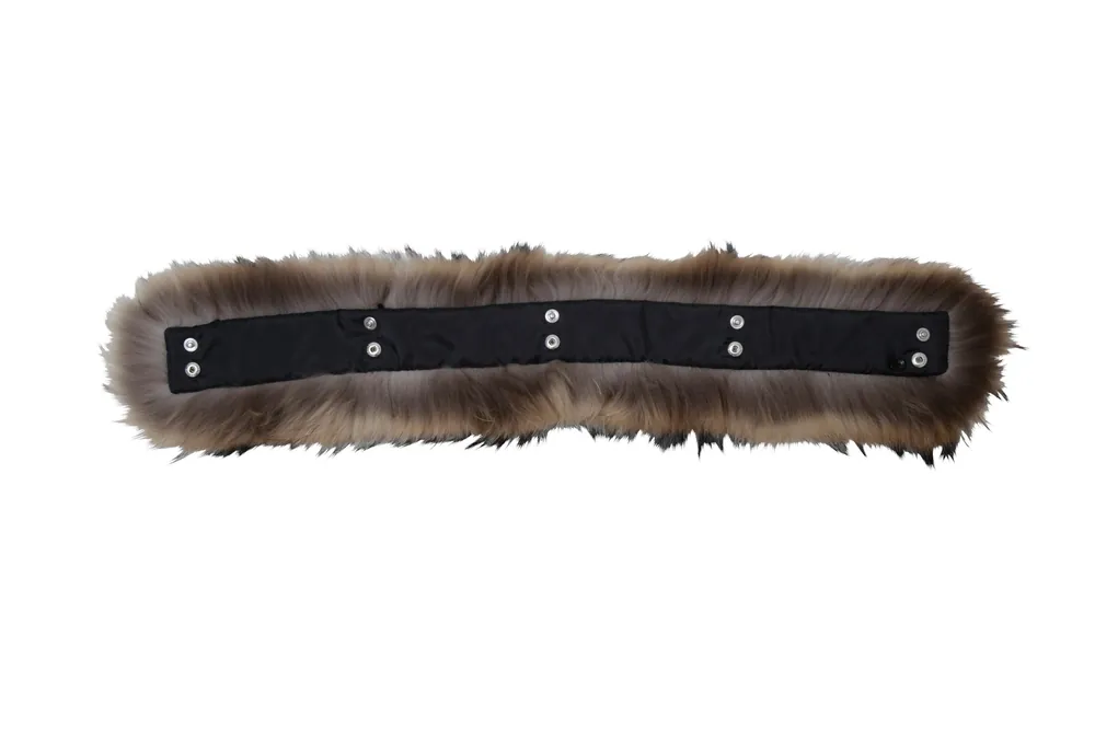 Phenix hood For k bundám kolekce GRACE (Tmavě červená) - Kožešinový límec k bundám Endorphin Republic Víkendová Akce
