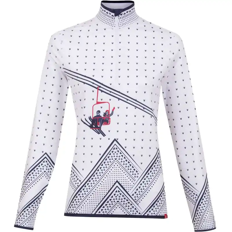 Krimson Klover Adrenaline 1/4 Zip (Bílá) - Dámská funkční mikina Endorphin Republic Časově Omezené