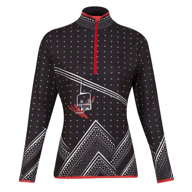 Krimson Klover Adrenaline 1/4 Zip (Černá) - Dámská funkční mikina Endorphin Republic Kup Teď