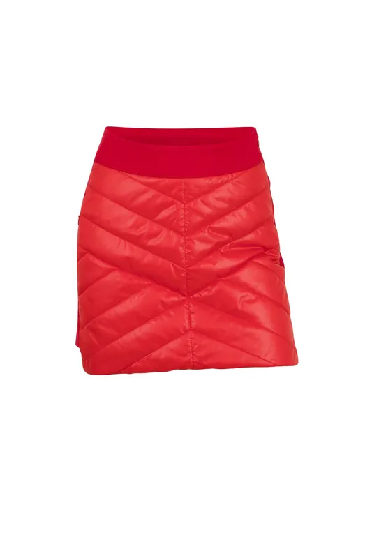 Must-Have Krimson Klover Carving Skirt (Červená) - Dámská zimní sukně Endorphin Republic
