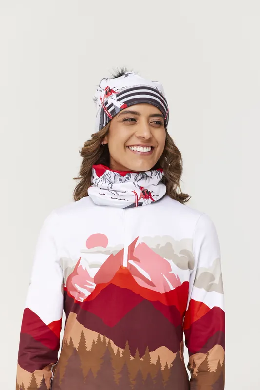 Finální Výprodej Krimson Klover Gaiter (Červená) - Dámský nákrčník Endorphin Republic