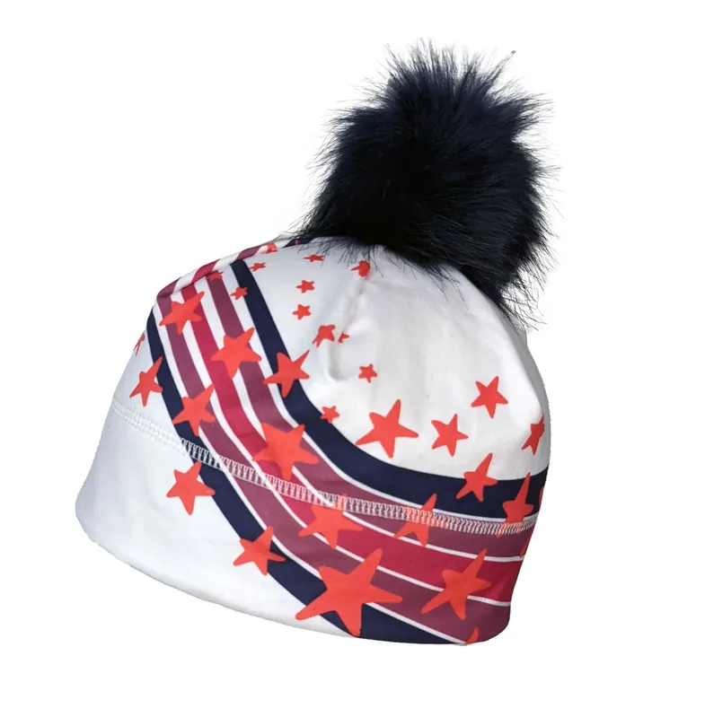 Tovární Cena Krimson Klover Illustrated Beanie (Bílá) - Dámská čepice Endorphin Republic