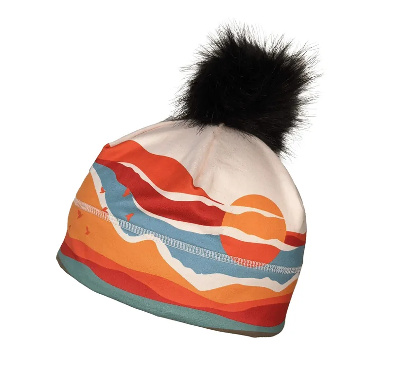 Novinka Krimson Klover Illustrated Beanie (Šedá) - Dámská čepice Endorphin Republic