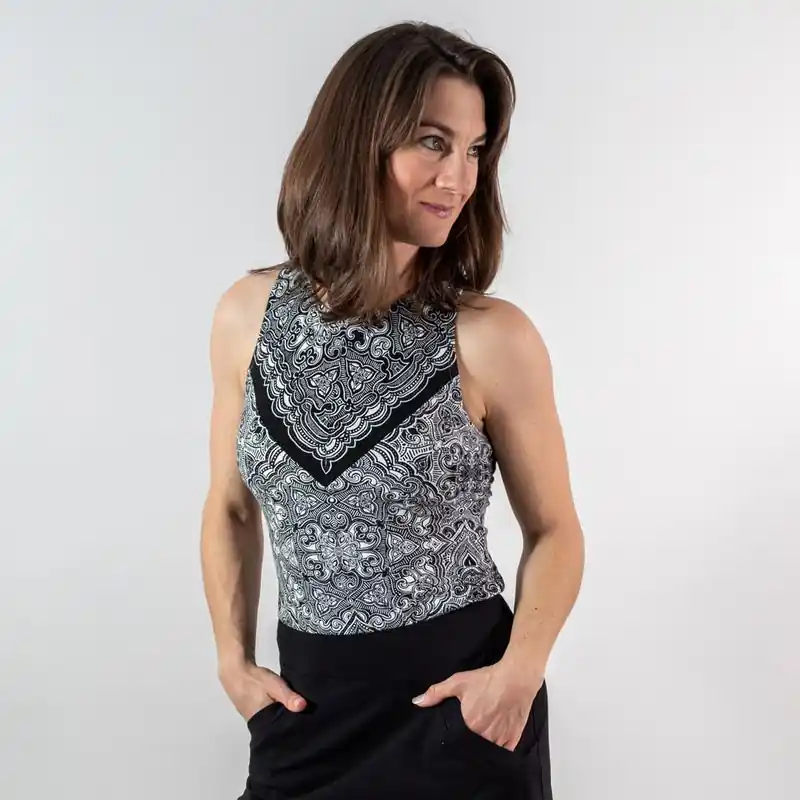 Sezónní Sleva Krimson Klover Nina Tank (Bílá) - dámský top bez rukávů Endorphin Republic