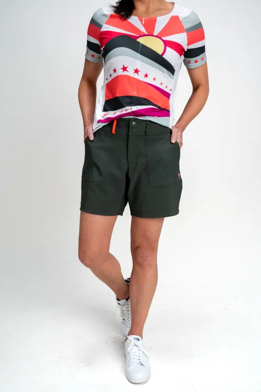 Krimson Klover Rory Short 7 (Bílá) - Dámské šortky Endorphin Republic Přímo Od Výrobce