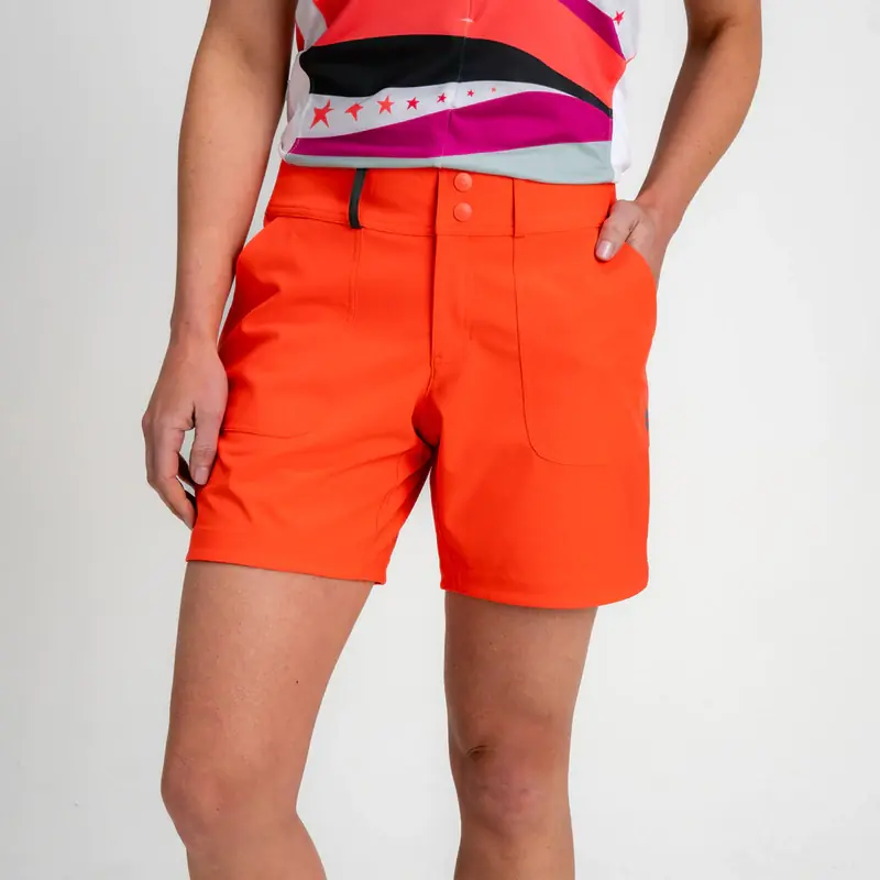 Krimson Klover Rory Short 7 (Červená) - Dámské šortky Endorphin Republic Akce