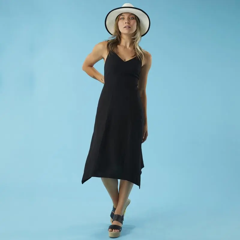 Cenová Bomba Krimson Klover Shoreline Dress (Černá) - dámské šaty Endorphin Republic