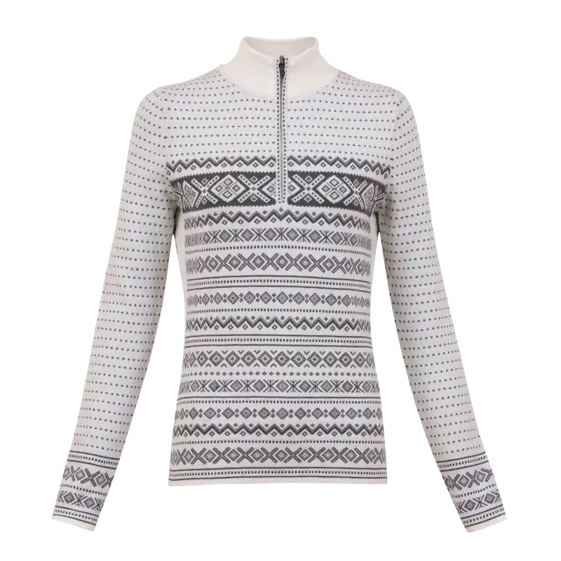 Časově Omezené Krimson Klover Torrey‘s Half Zip Snow (Bílá) - Dámský pulovr Endorphin Republic