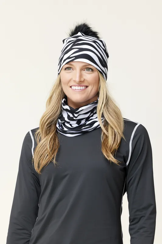 Levný Krimson Klover Zebrah Beanie (Černá) - Dámská čepice Endorphin Republic