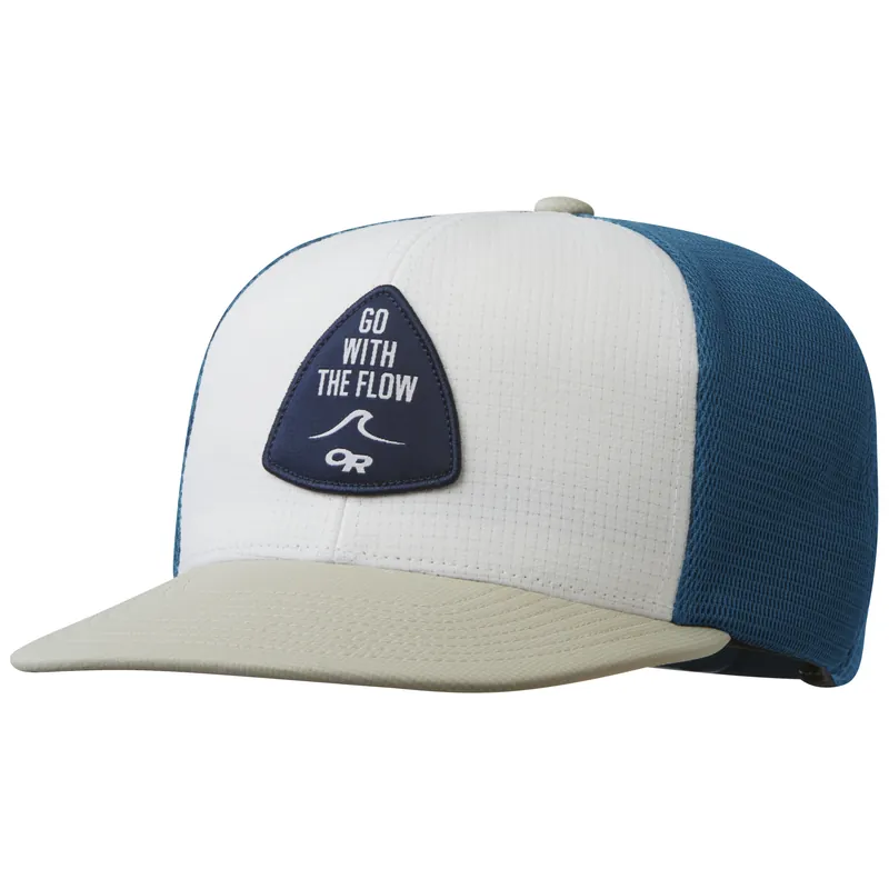 OR Performance Trucker - go with the flow (Bílá) - kšiltovka Endorphin Republic Hit Sezóny