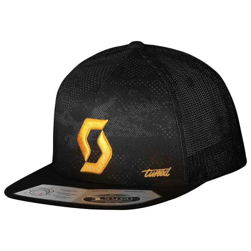 SCOTT Cap Camo (Černá) - Kšiltovka s rovným kšiltem Endorphin Republic Cenově Výhodný