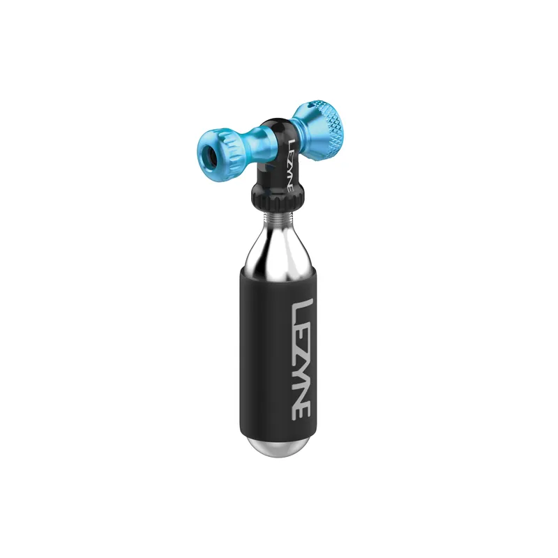 Finální Výprodej Lezyne CONTROL DRIVE CO2 WITH 16G CARTRIDGE (Modrá) - CO2 pumpička Endorphin Republic