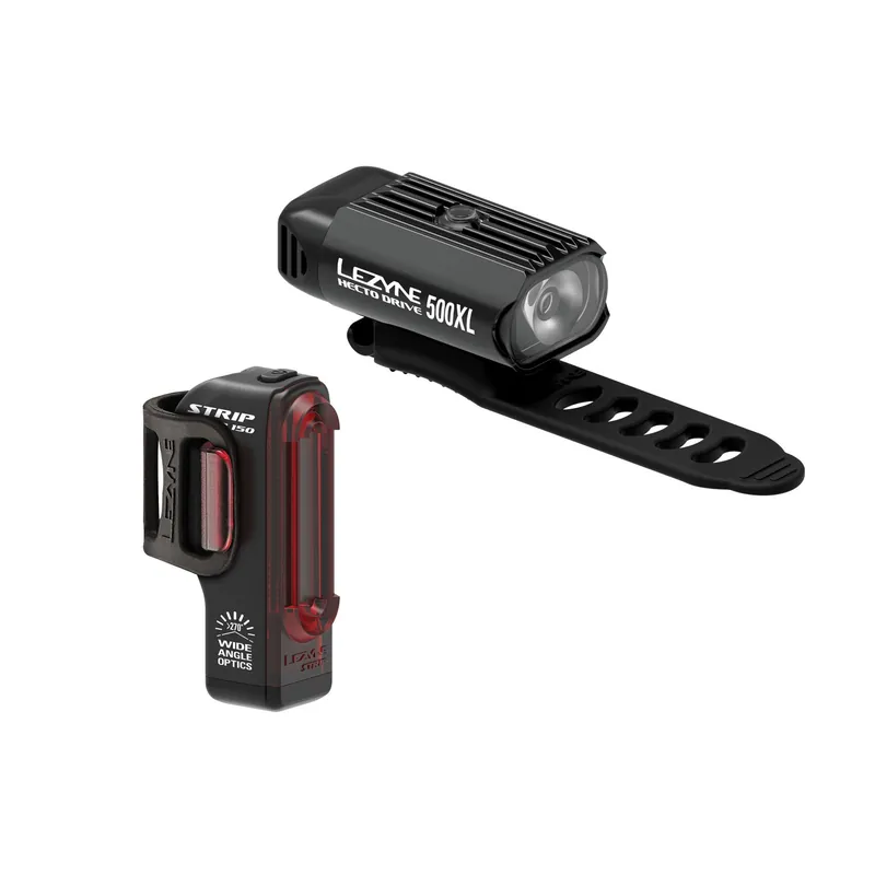 Lezyne HECTO DRIVE 500XL / STRIP PAIR (Černá) - Světlo na kolo Endorphin Republic Novinka