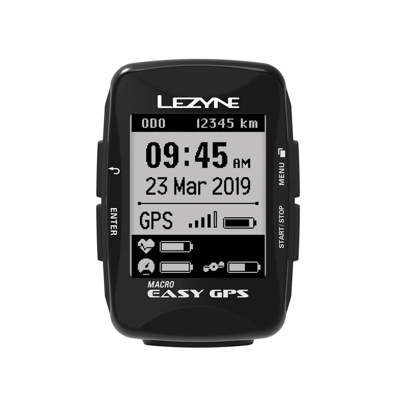 Lezyne MACRO EASY GPS (Černá) - GPS na kolo Endorphin Republic Sezónní Sleva