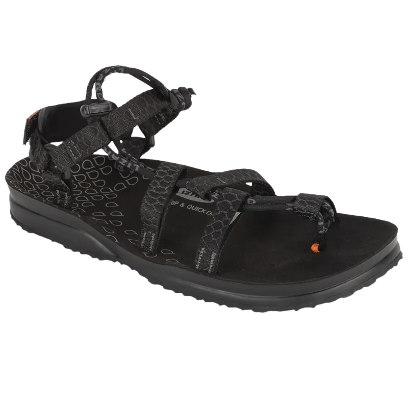 Nová Kolekce Lizard HEX H2O (Černá) - Sandály Endorphin Republic