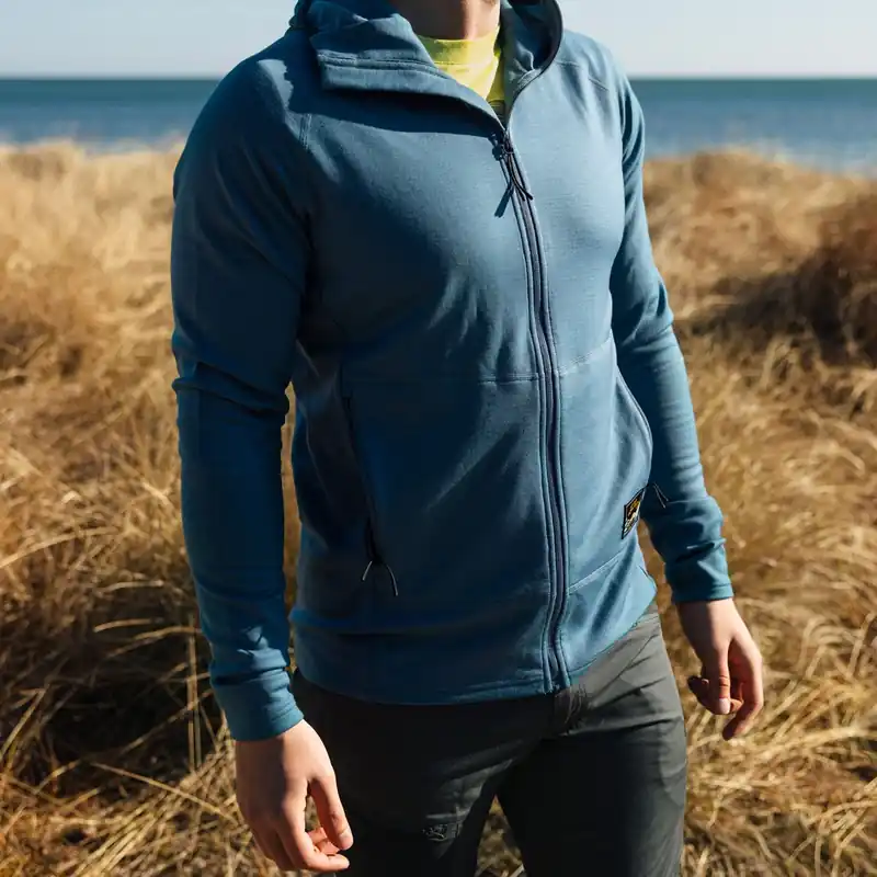 Lundhags Tived Merino Hoodie (Modrá) - Pánská mikina Endorphin Republic Must-Have