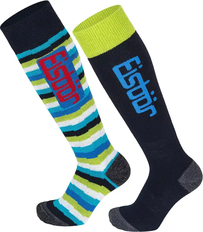 LYŽAŘSKÉ PONOŽKY EISBÄR COMFORT JR (2 PÁRY) (Modrá) Endorphin Republic Novinka