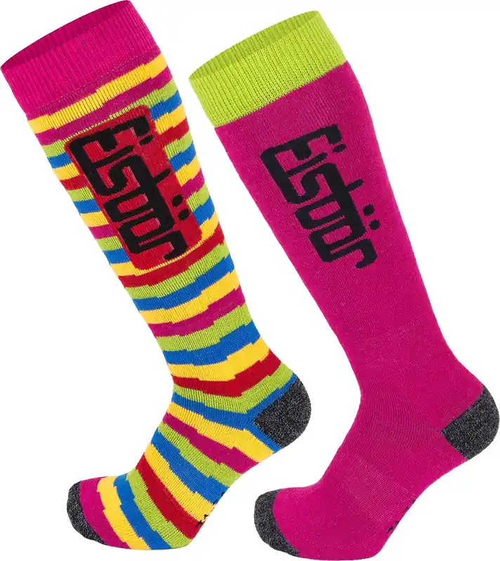 Vysoce Kvalitní LYŽAŘSKÉ PONOŽKY EISBÄR COMFORT JR (2 PÁRY) (Fialová) Endorphin Republic