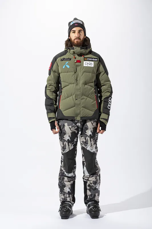 Phenix Norway Alpine Team Hybrid Down Jacket (Olivová) - Lyžařská hybridní péřová bunda Endorphin Republic Super Cena