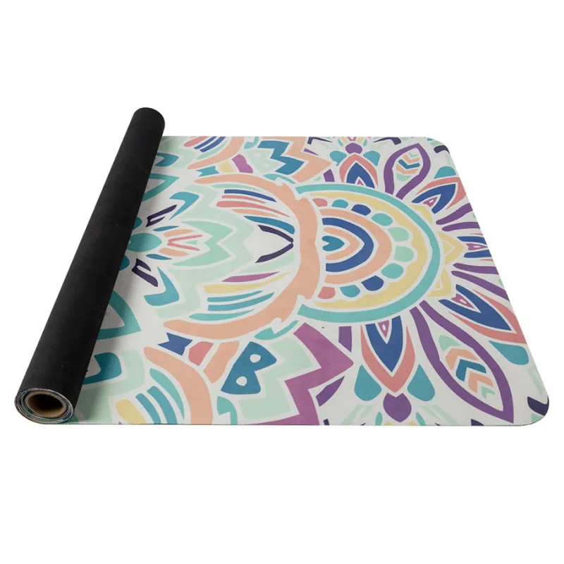Pouze Dnes YATE YOGA MAT 1 mm - růžová/modrá