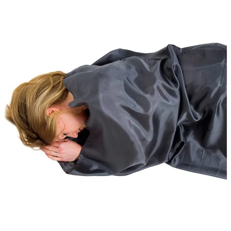 Lifeventure Silk Sleeping Bag Liner, mummy grey Cenová Bomba