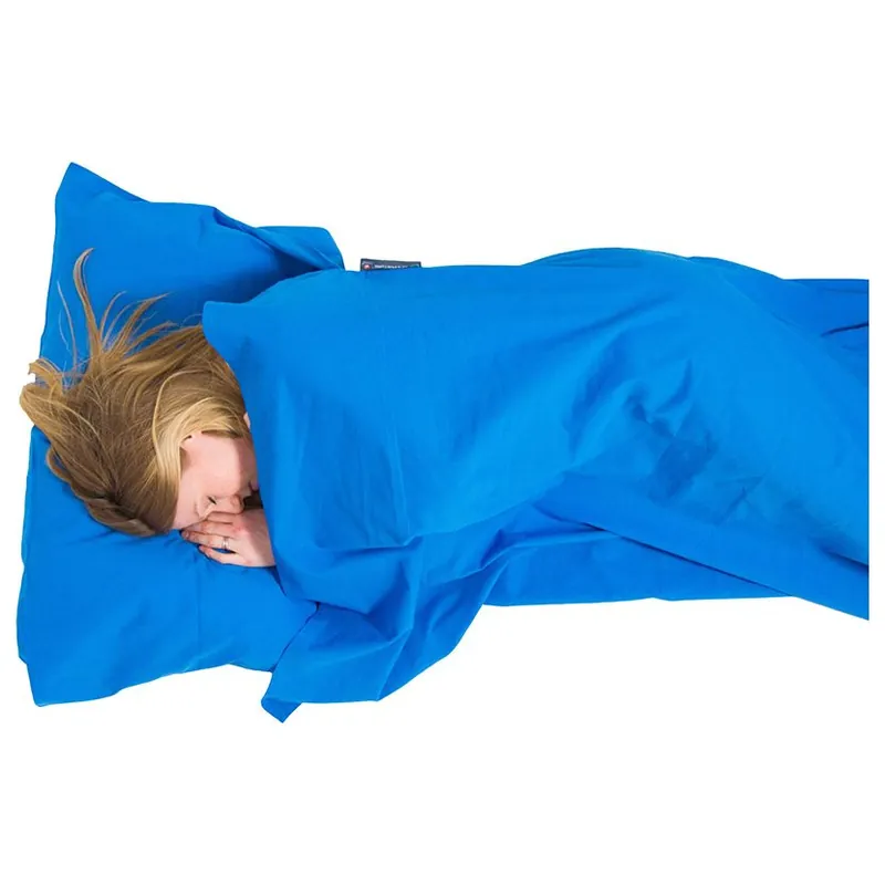 Nakupujte Hned Lifeventure Cotton Sleeping Bag Liner, rectangular blue