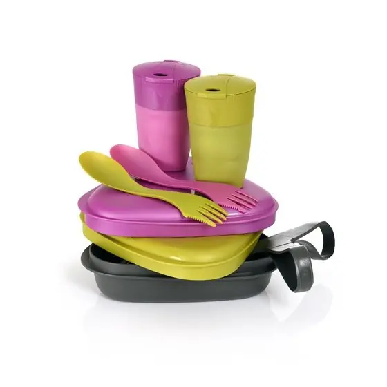 Víkendová Akce Light My Fire Pack´n Eat Kit pirate gold/pink metal