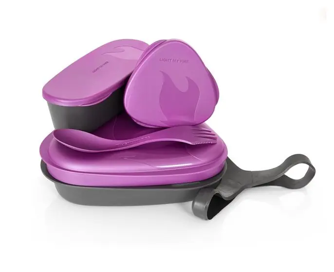 Novinka Light My Fire Lunch Kit pink metal