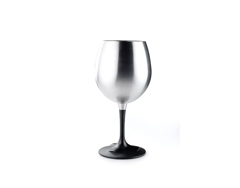 GSI Outdoors Glacier Stainless Nesting Red Wine Glass Značkový