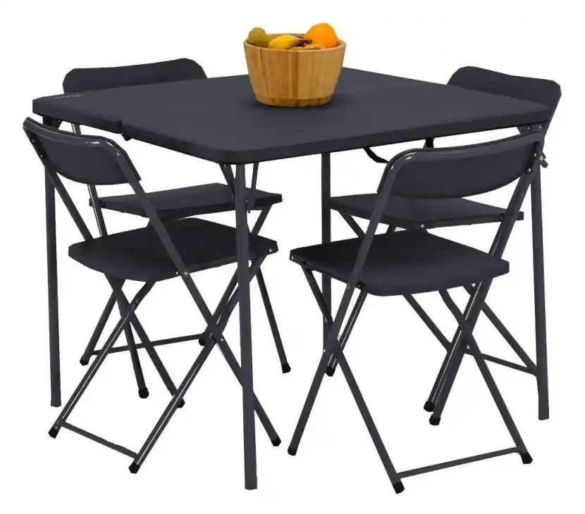 Vango DORNOCH TABLE AND CHAIRS SET black Nízká Cena
