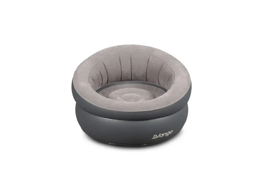 Cenová Bomba Vango INFLATABLE DONUT FLOCKED CHAIR dark grey
