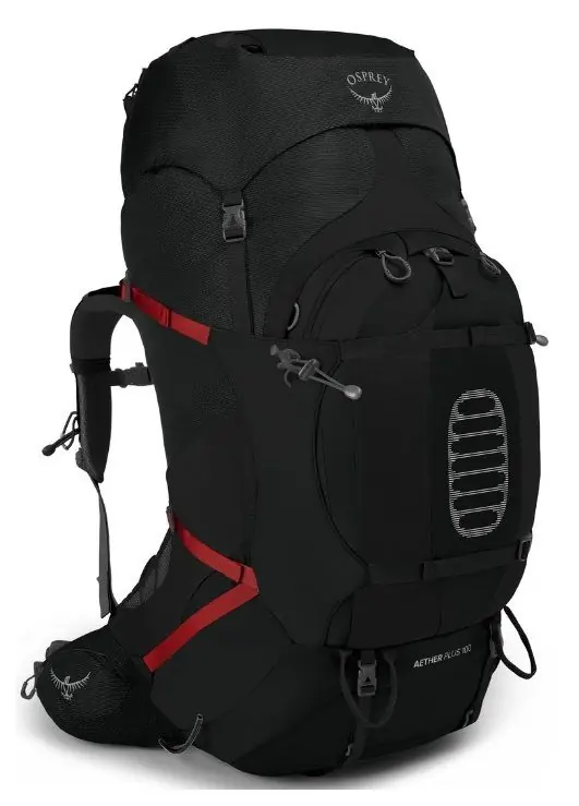 Osprey AETHER PLUS 100 black L/XL Vysoce Kvalitní