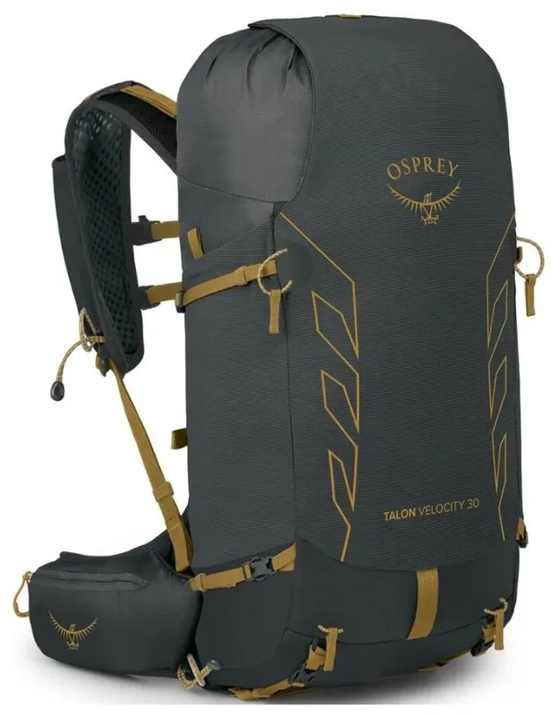 OSPREY TALON VELOCITY 30 dark charcoal/tumbleweed yellow L/XL Novinka